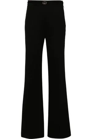 Twin-Set Pantalones rectos con placa del logo