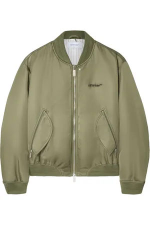 OFF-WHITE Chaqueta bómber con logo bordado