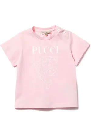 PUCCI Junior Camiseta con estampado Pesci