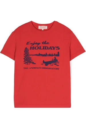 The Animals Observatory Camiseta con estampado Holidays Rooster
