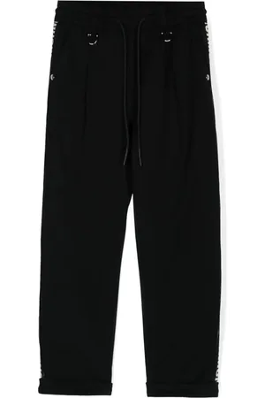 John Richmond Pantalones con logo en jacquard