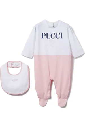 PUCCI Junior Set de pelele con logo estampado