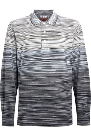 Missoni Polo de algodón flameado