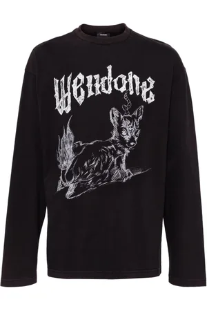 We11 Done Camiseta con efecto lavado