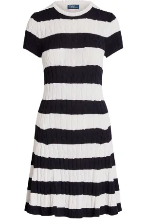 Ralph Lauren Vestido midi de punto de ochos