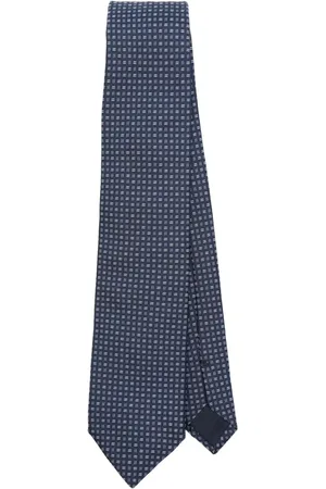 corneliani Corbata con diseño geométrico en jacquard