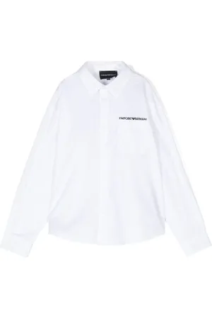 Emporio Armani Camisa con logo bordado