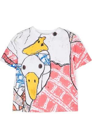 Burberry Camiseta con ilustración estampada