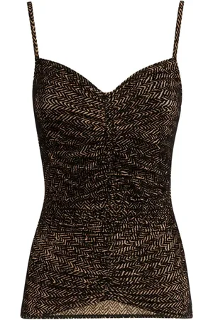 Missoni Top Zigzag fruncido