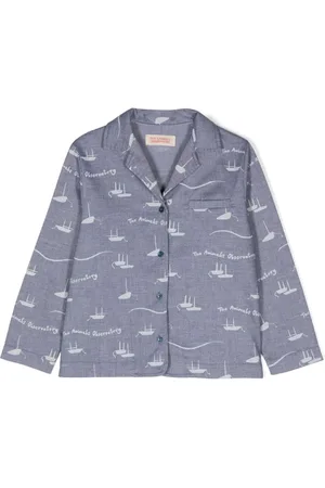 The Animals Observatory Camisa The Kangaroo con barco estampado