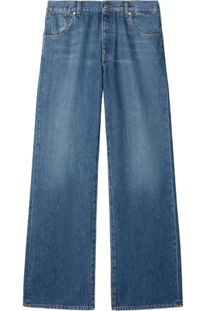 OFF-WHITE Vaqueros anchos con cinco bolsillos
