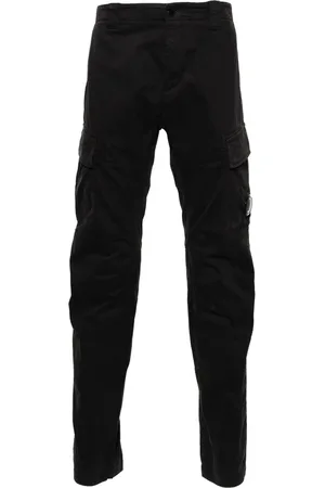 C.P. Company Pantalones cargo de satén con detalle Lens