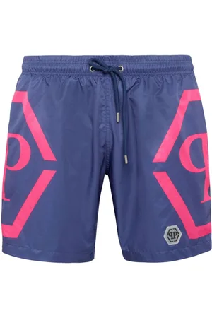 Philipp Plein Bañador con diseño hexagonal