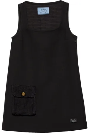 Prada Vestido corto Natté