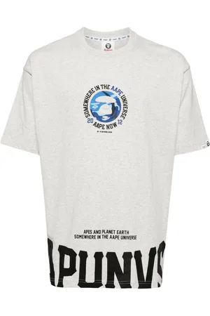 A Bathing Ape Camiseta con logo estampado