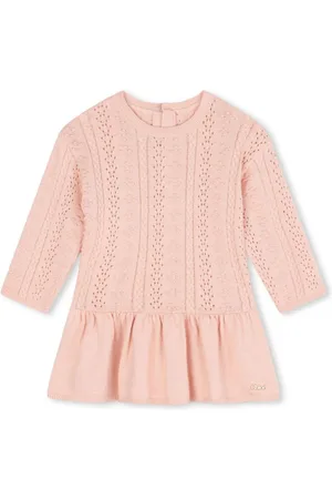 Chloé Vestido corto con logo bordado