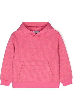 Moschino Sudadera con capucha y logo en intarsia