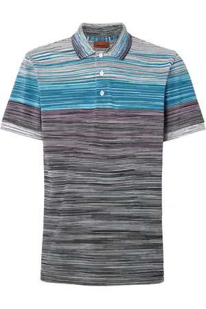 Missoni Polo de algodón flameado