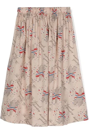 The Animals Observatory Falda midi Poppy Woven Ladybug