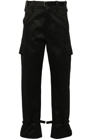 SACAI Pantalones cargo con cinturón