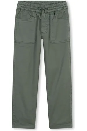 Kenzo Pantalones con logo bordado
