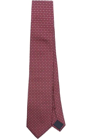 corneliani Corbata con diseño geométrico en jacquard