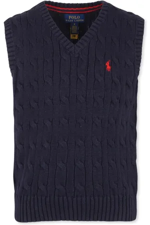 Ralph Lauren Chaleco de punto de ochos