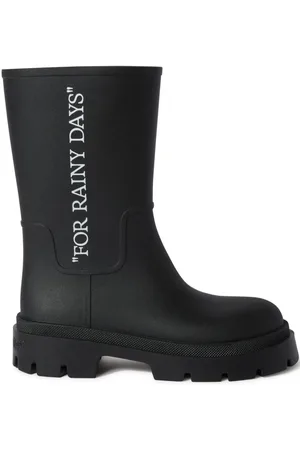 OFF-WHITE Botas con eslogan estampado