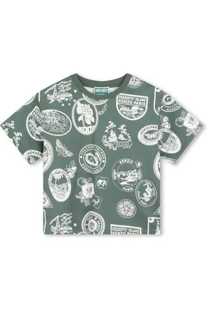 Kenzo Camiseta con estampado gráfico