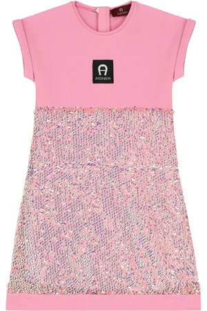 Aigner Vestido con aplique de lentejuelas