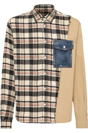 Dsquared2 Camisa con diseño patchwork