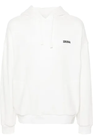 Ermenegildo Zegna Sudadera con capucha y logo bordado