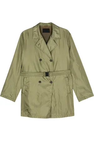 Prada Gabardina con doble botonadura 2000