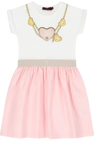 Aigner Vestido estampado a paneles