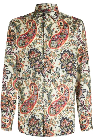 Etro Camisa con estampado de cachemira