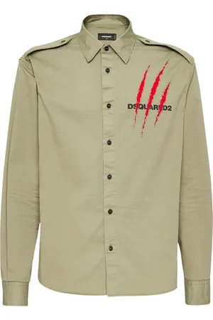 Dsquared2 Camisa con logo estampado