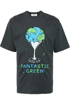 Msgm Camiseta con estampado gráfico