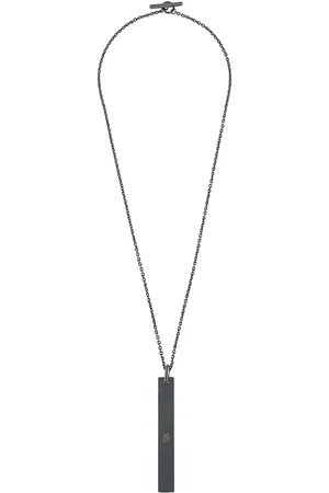 PARTS OF FOUR Collar con colgante de placa