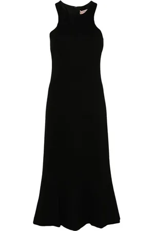 Twin-Set Vestido midi con cuello halter
