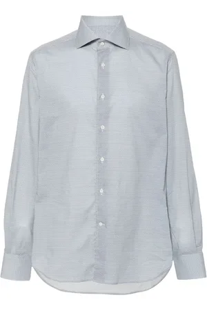 corneliani Camisa con motivo geométrico