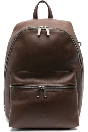 Rick Owens Mochila con logo en relieve