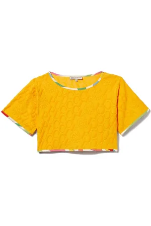 PUCCI Junior Camiseta con logo en jacquard