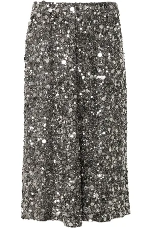 P.A.R.O.S.H. Falda midi con lentejuelas