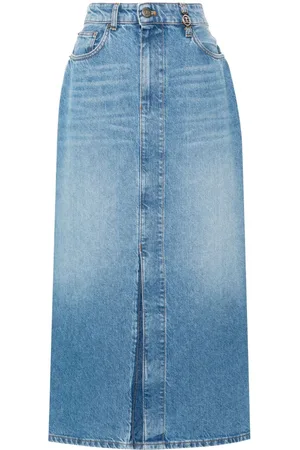 Twin-Set Falda midi vaquera