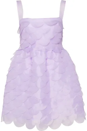 Cynthia Rowley Vestido corto festoneado