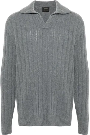 BRIONI Polo de punto grueso