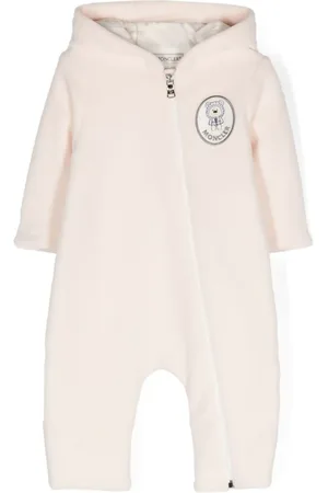 Moncler Pelele con logo bordado