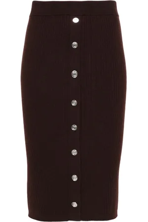 Pinko Falda midi de canalé