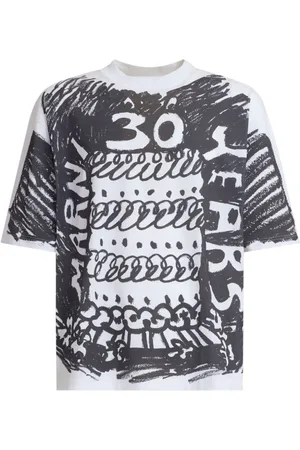 Marni Camiseta con diseño Stamped