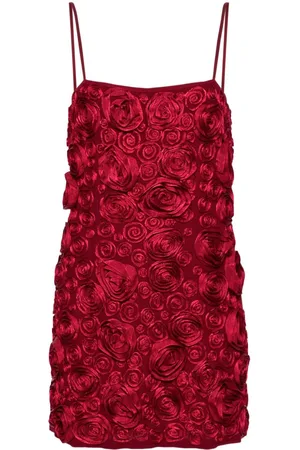BLUMARINE Vestido corto con detalle en 3D